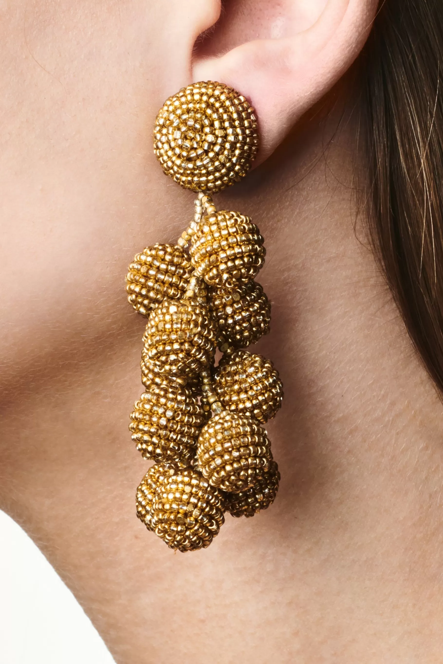 Earrings-Sachin & Babi Earrings Coconuts Earrings-Smooth Beads