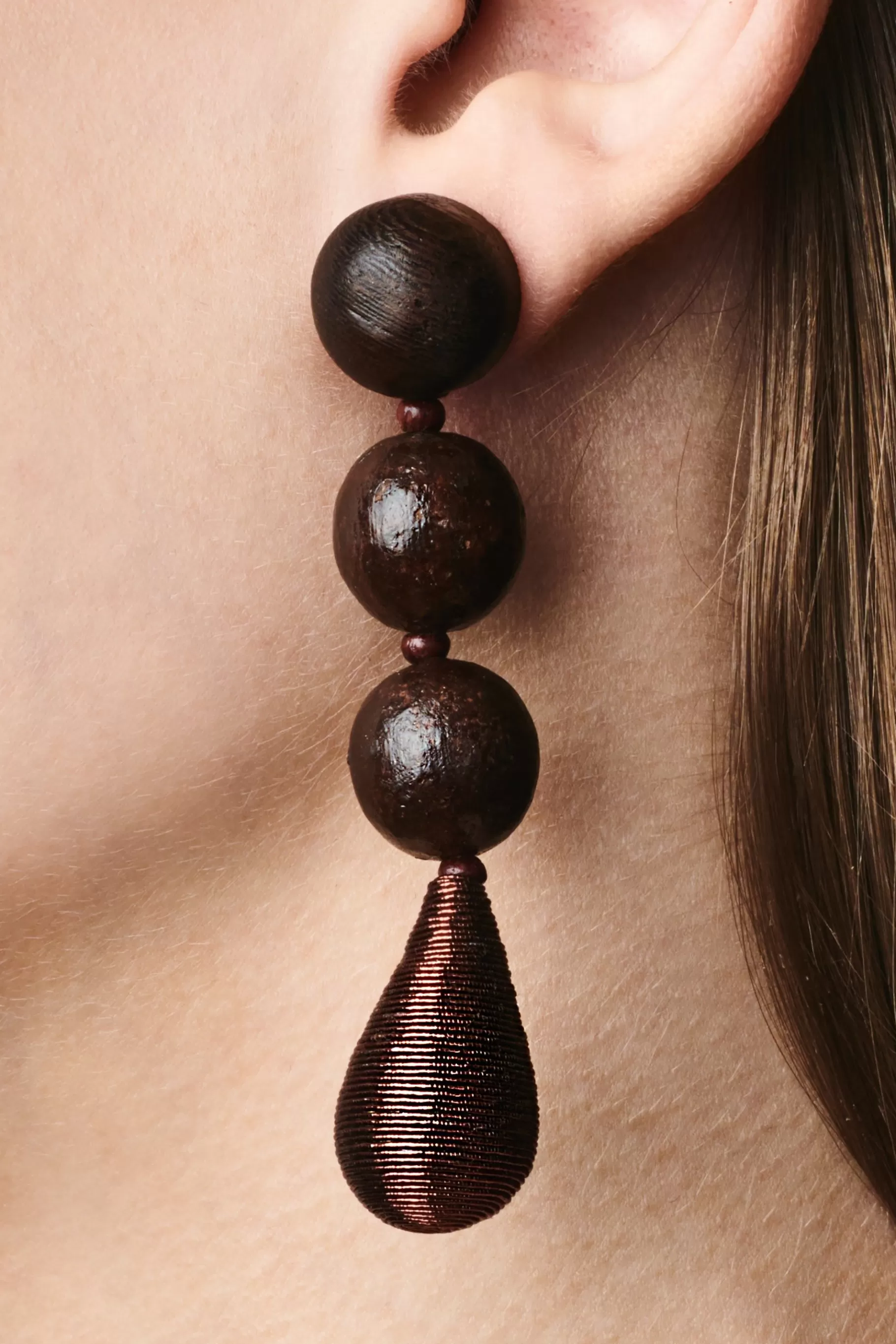 Earrings-Sachin & Babi Earrings Frida Earrings-Wood